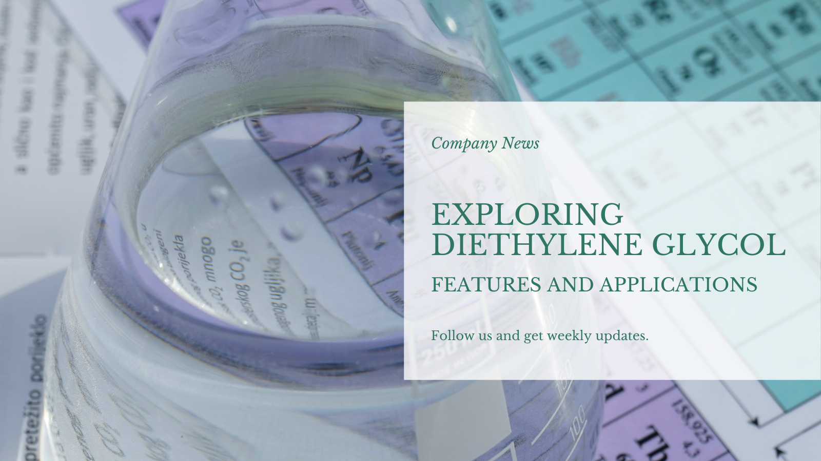 Вивчення діетиленгліколю: характеристики та різноманітне застосування