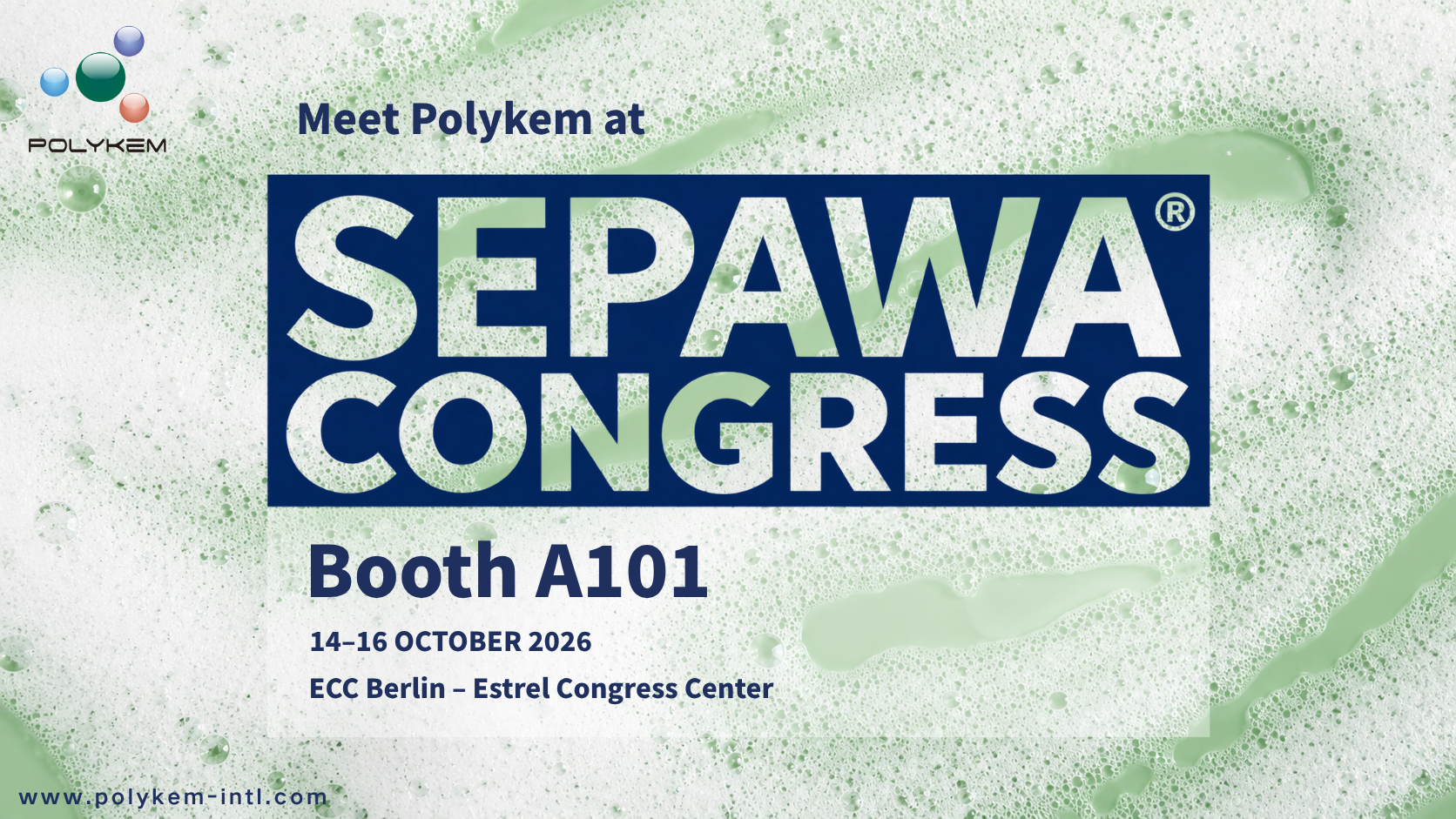 Polykem візьме участь у виставці SEPAWA Congress 2026 – відвідайте стенд A101